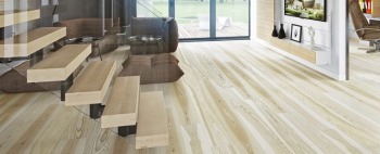Паркетная доска "Barlinek" Ясень Milkshake Grande