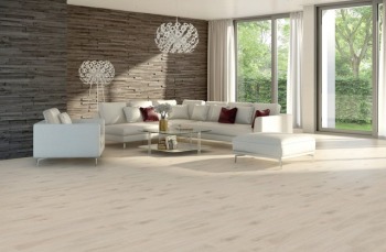 Паркетна дошка Profi Parquet - Дуб 1п Айворі-крем, мат лак, браш Cottage