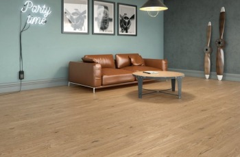 Паркетная доска Profi Parquet - Дуб 1п Кашемир, мат лак, браш Cottage