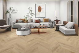 Кварц виниловый пол BLISSGROUND Chevron Line Havana Sands