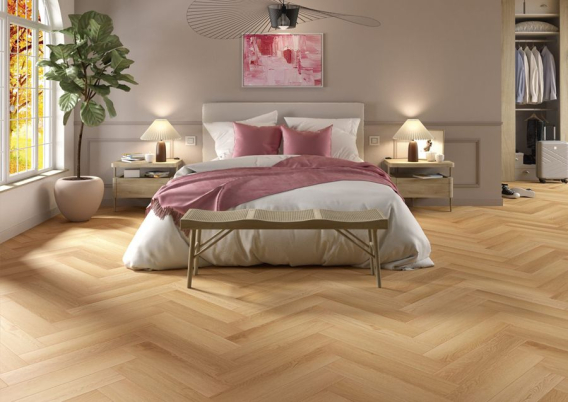 Кварц вінілова підлога HORIZON HERRINGBONE Рондінара  