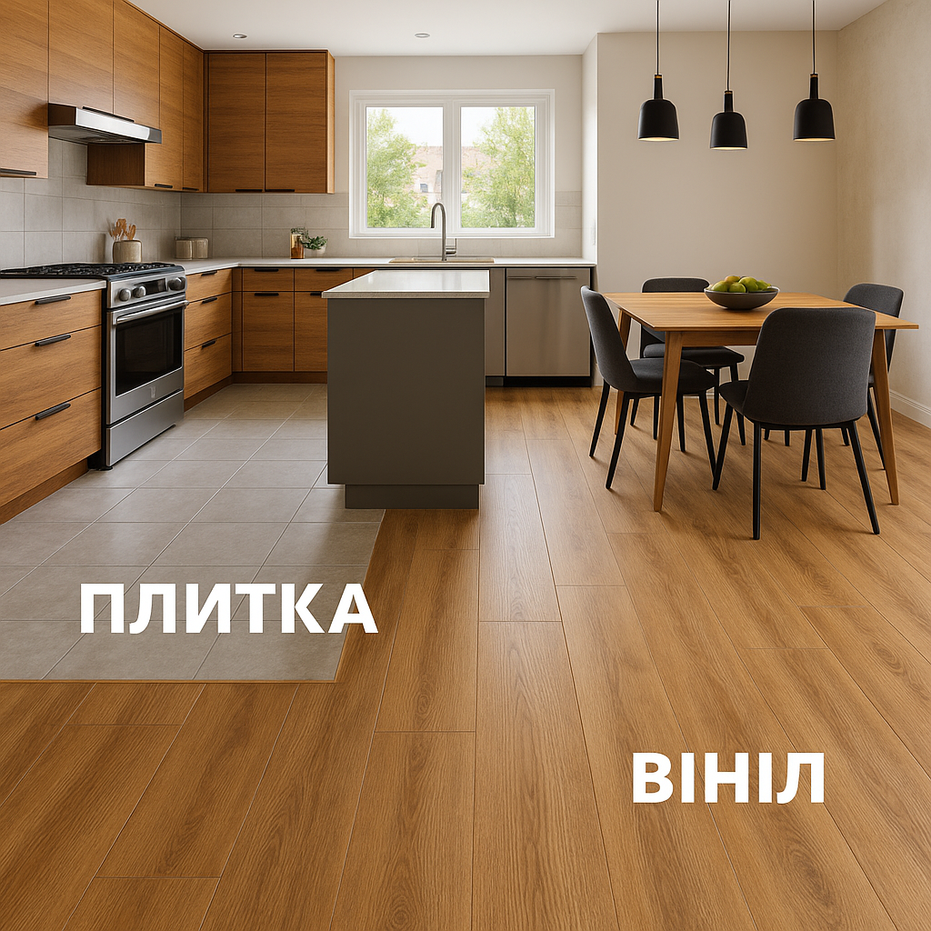 пол на кухне